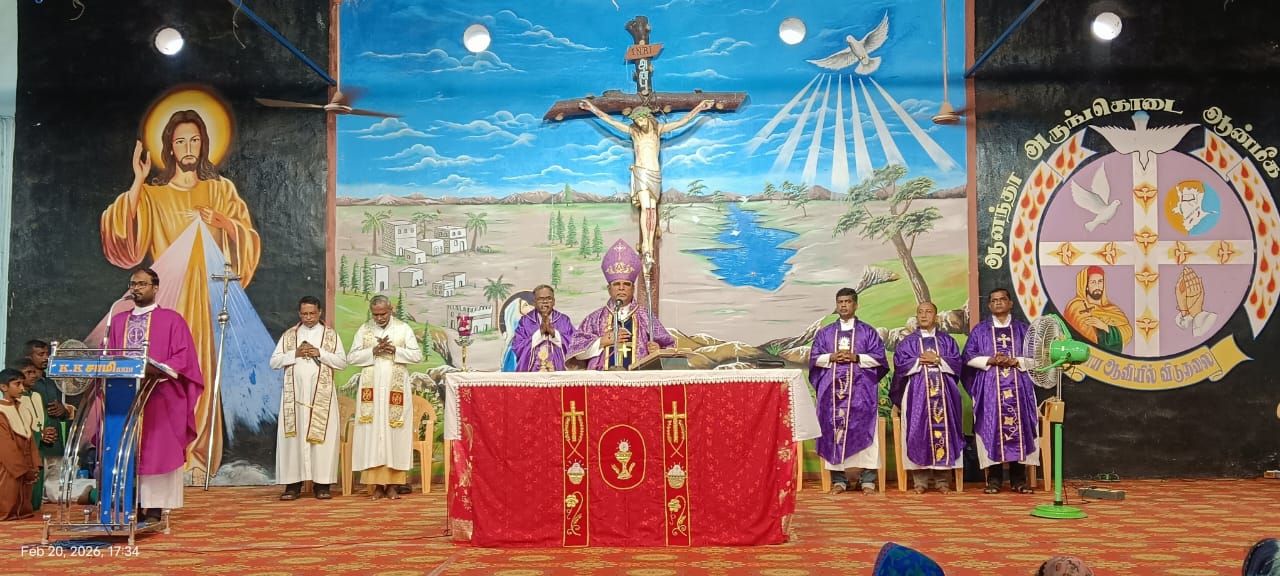 Lenten Retreat Inaguration Mass at Ananda Retreat Centre